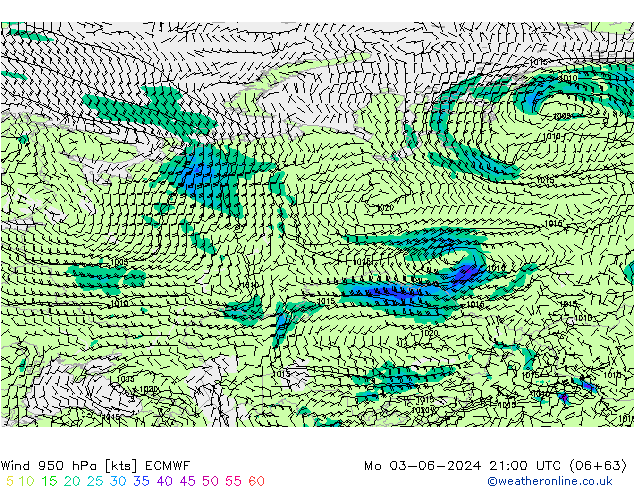  950 hPa ECMWF  03.06.2024 21 UTC