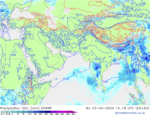 Z500/Regen(+SLP)/Z850 ECMWF ma 03.06.2024 18 UTC