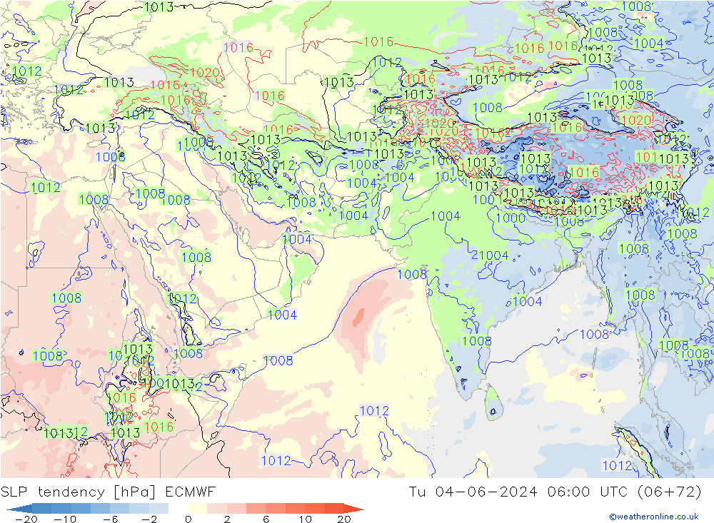 tendencja ECMWF wto. 04.06.2024 06 UTC