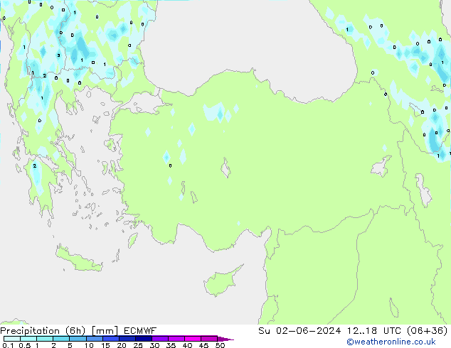 Z500/Regen(+SLP)/Z850 ECMWF zo 02.06.2024 18 UTC