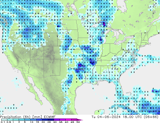 Z500/Rain (+SLP)/Z850 ECMWF Tu 04.06.2024 00 UTC
