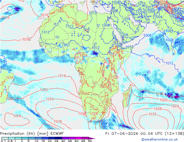 Z500/Rain (+SLP)/Z850 ECMWF  07.06.2024 06 UTC