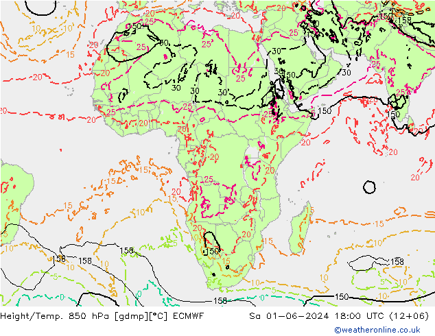 Z500/Rain (+SLP)/Z850 ECMWF Sa 01.06.2024 18 UTC