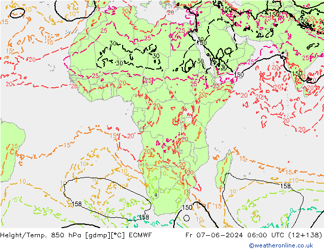 Z500/Rain (+SLP)/Z850 ECMWF  07.06.2024 06 UTC