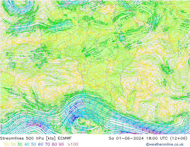  500 hPa ECMWF  01.06.2024 18 UTC