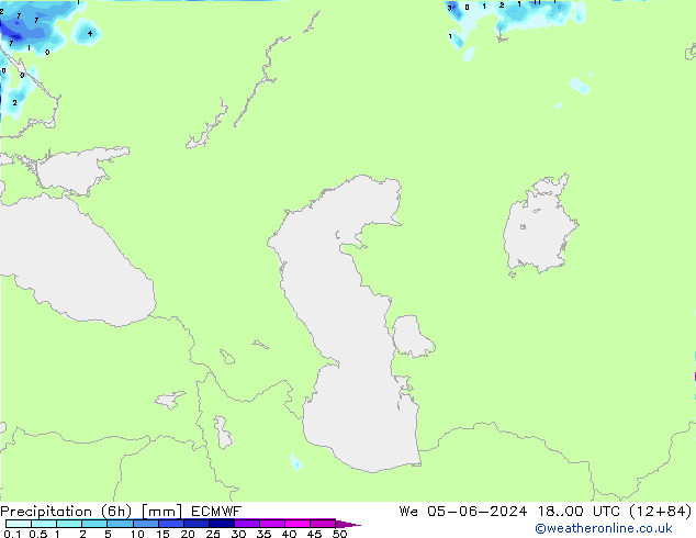 Z500/Rain (+SLP)/Z850 ECMWF We 05.06.2024 00 UTC