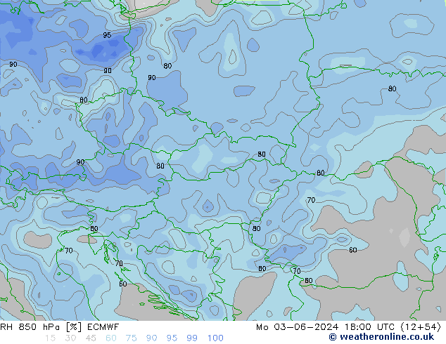 RH 850 hPa ECMWF Mo 03.06.2024 18 UTC