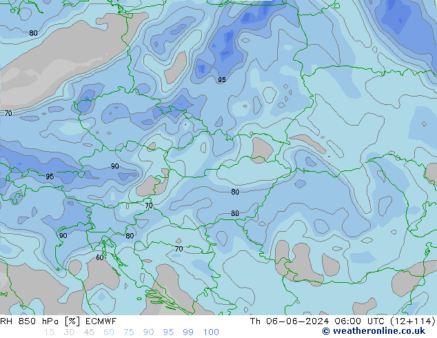 850 hPa Nispi Nem ECMWF Per 06.06.2024 06 UTC