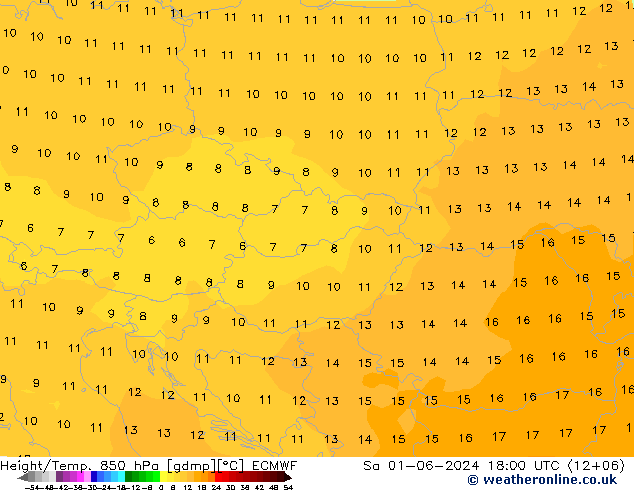 Z500/Regen(+SLP)/Z850 ECMWF za 01.06.2024 18 UTC