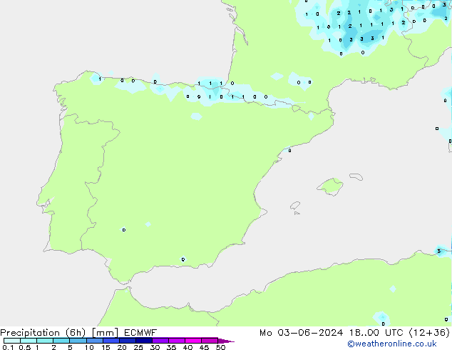 Z500/Regen(+SLP)/Z850 ECMWF ma 03.06.2024 00 UTC