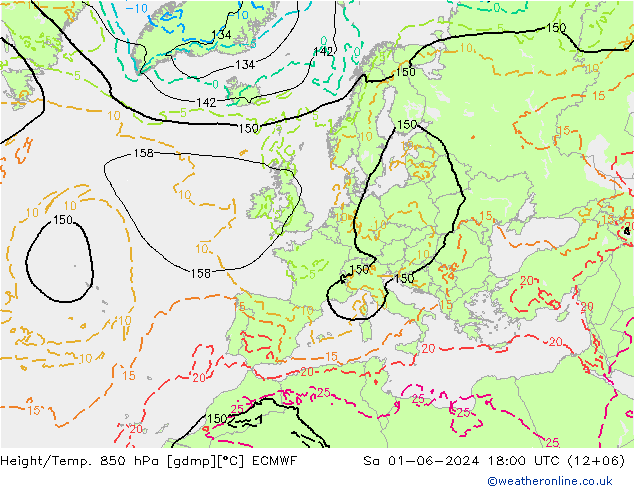Z500/Rain (+SLP)/Z850 ECMWF sáb 01.06.2024 18 UTC