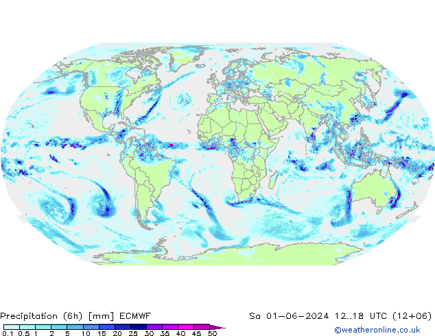 Z500/Rain (+SLP)/Z850 ECMWF sab 01.06.2024 18 UTC