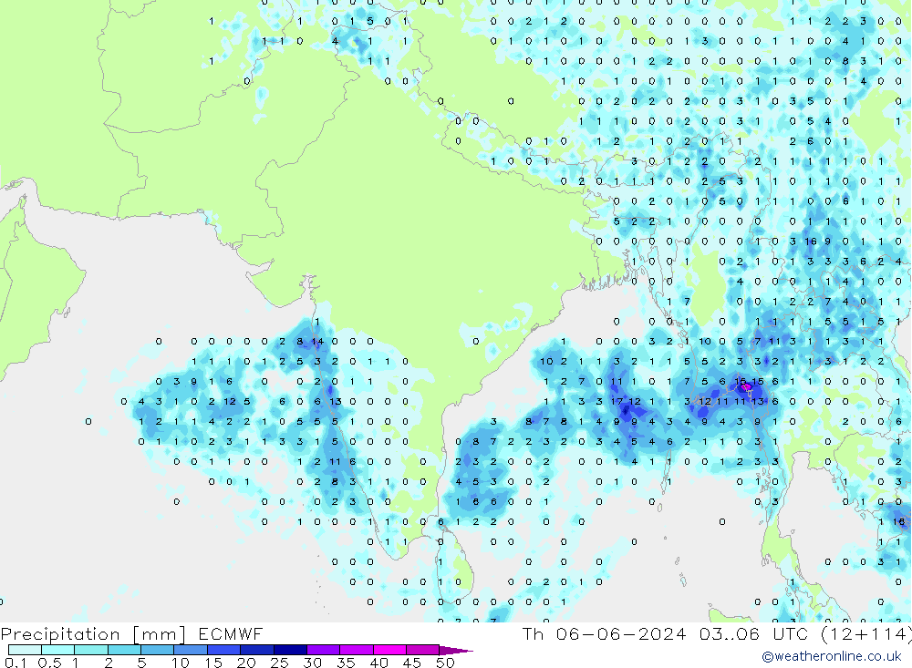 Neerslag ECMWF do 06.06.2024 06 UTC