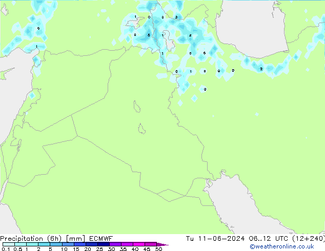 Z500/Regen(+SLP)/Z850 ECMWF di 11.06.2024 12 UTC