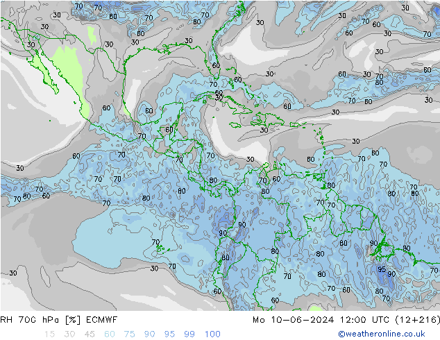 RV 700 hPa ECMWF ma 10.06.2024 12 UTC