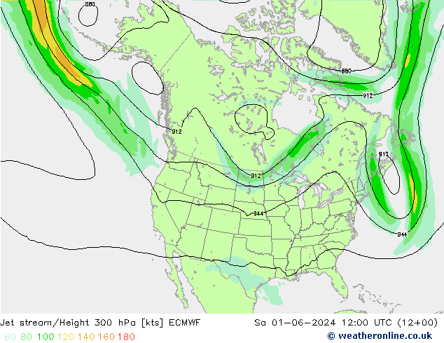 Polarjet ECMWF Sa 01.06.2024 12 UTC