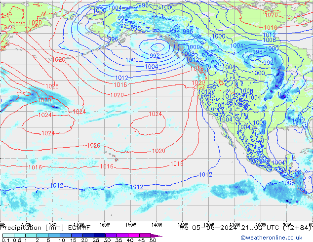 Yağış ECMWF Çar 05.06.2024 00 UTC