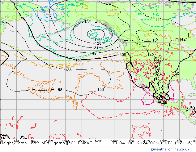 Height/Temp. 850 hPa ECMWF mar 04.06.2024 06 UTC