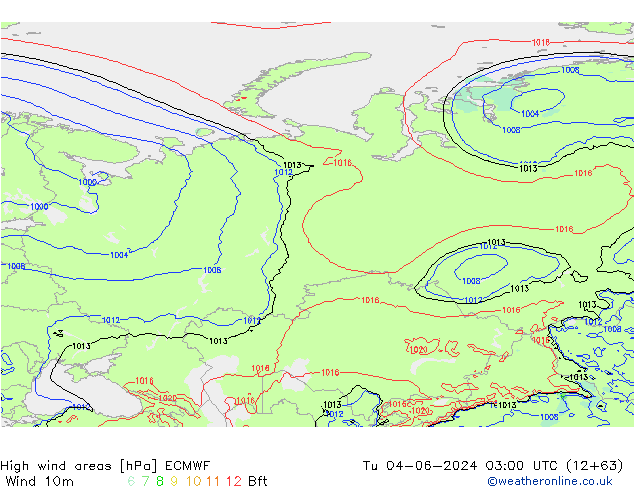High wind areas ECMWF  04.06.2024 03 UTC