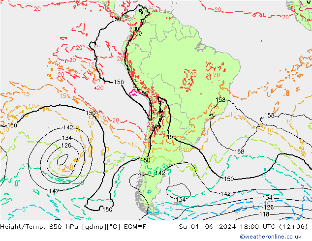 Z500/Rain (+SLP)/Z850 ECMWF сб 01.06.2024 18 UTC