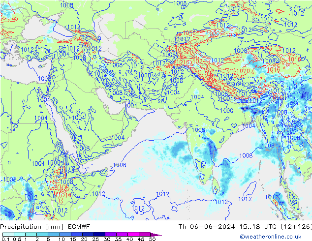 Yağış ECMWF Per 06.06.2024 18 UTC