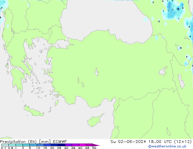 Z500/Rain (+SLP)/Z850 ECMWF dim 02.06.2024 00 UTC