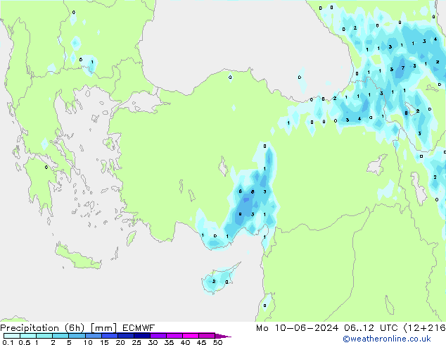 Z500/Regen(+SLP)/Z850 ECMWF ma 10.06.2024 12 UTC