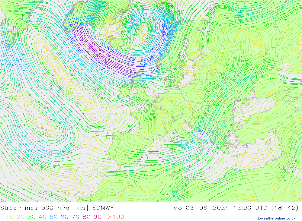  500 hPa ECMWF  03.06.2024 12 UTC