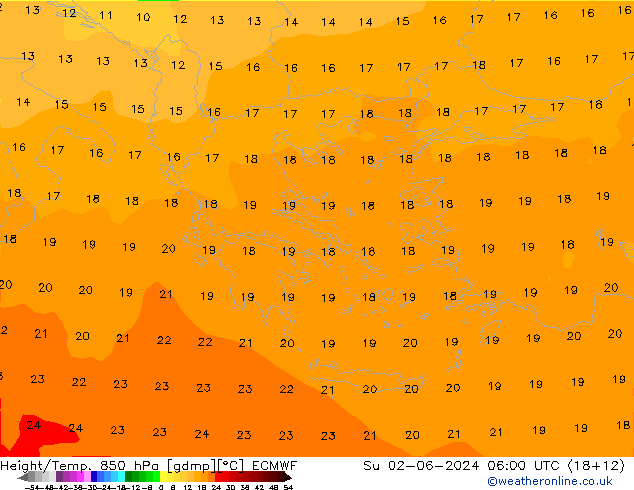 Z500/Rain (+SLP)/Z850 ECMWF dom 02.06.2024 06 UTC