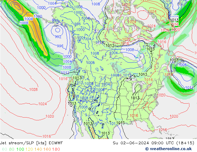 Courant-jet ECMWF dim 02.06.2024 09 UTC