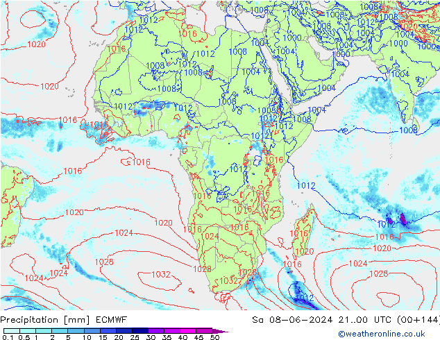 Yağış ECMWF Cts 08.06.2024 00 UTC