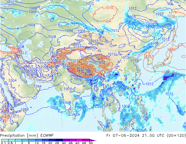 precipitação ECMWF Sex 07.06.2024 00 UTC