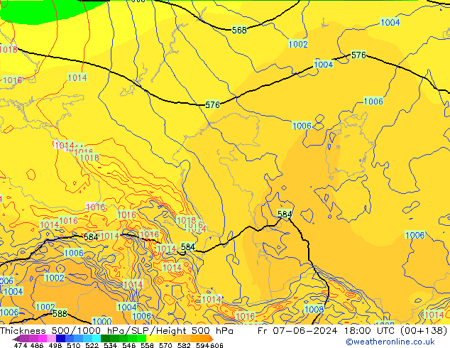 Thck 500-1000hPa ECMWF Sex 07.06.2024 18 UTC