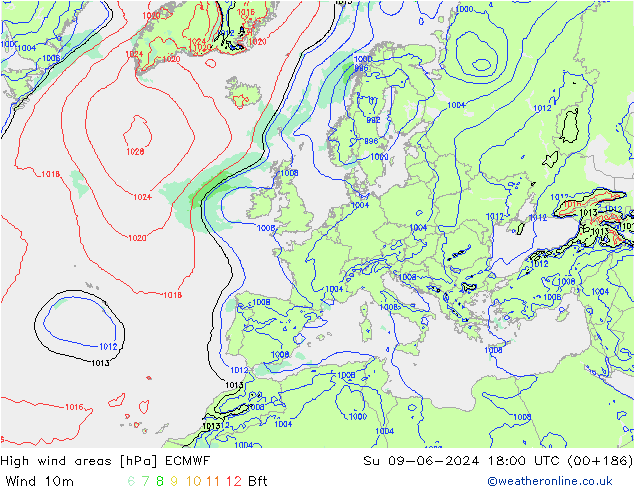 Sturmfelder ECMWF So 09.06.2024 18 UTC