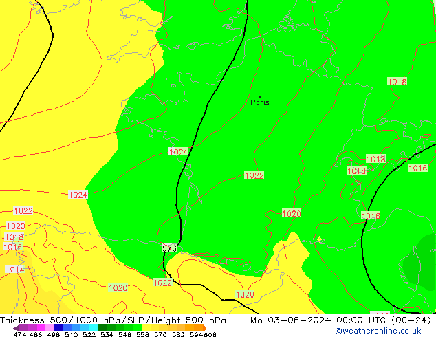 Thck 500-1000hPa ECMWF Seg 03.06.2024 00 UTC