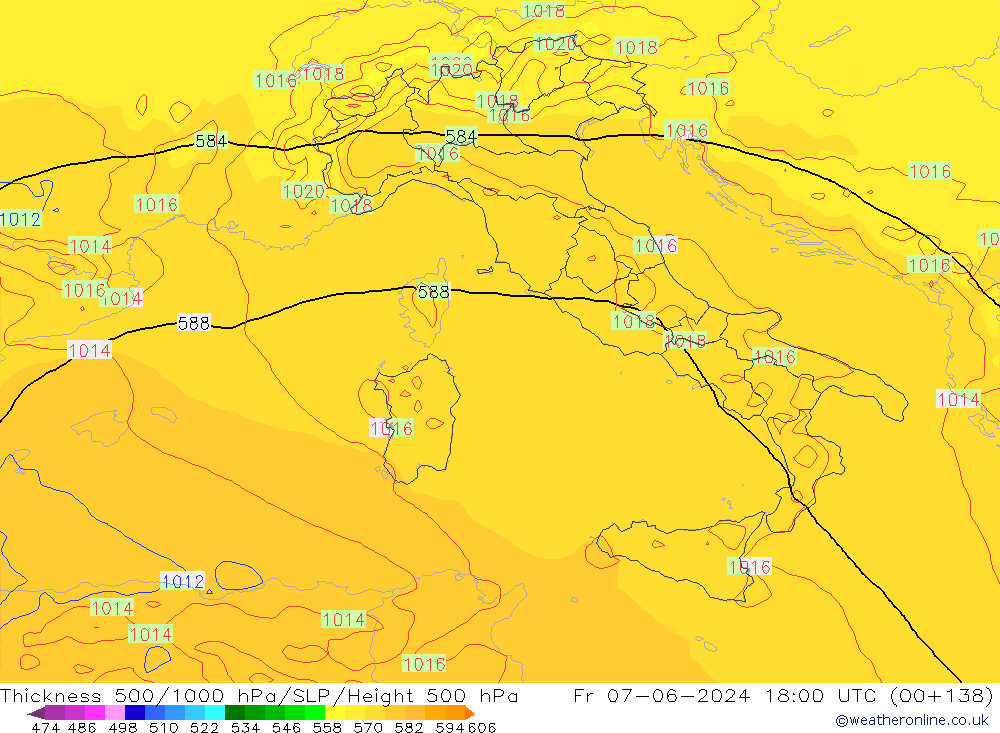 Thck 500-1000hPa ECMWF ven 07.06.2024 18 UTC