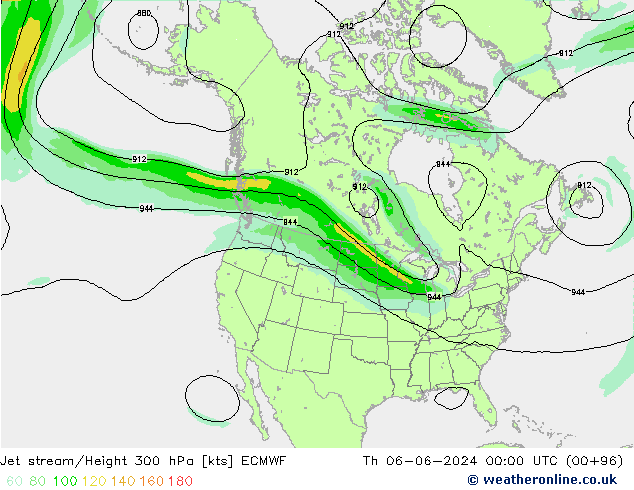 Polarjet ECMWF Do 06.06.2024 00 UTC