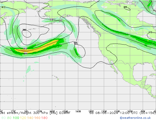 Courant-jet ECMWF sam 08.06.2024 12 UTC