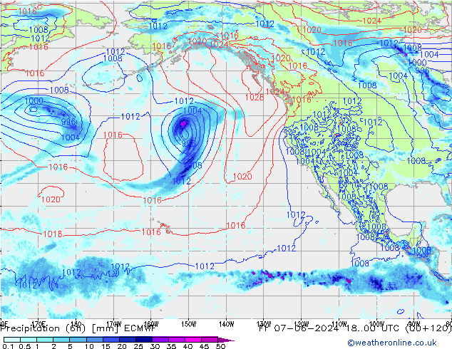 Z500/Rain (+SLP)/Z850 ECMWF pt. 07.06.2024 00 UTC