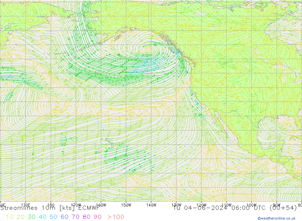 Rüzgar 10m ECMWF Sa 04.06.2024 06 UTC