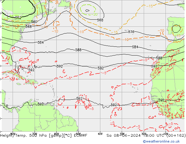 Z500/Rain (+SLP)/Z850 ECMWF So 08.06.2024 18 UTC