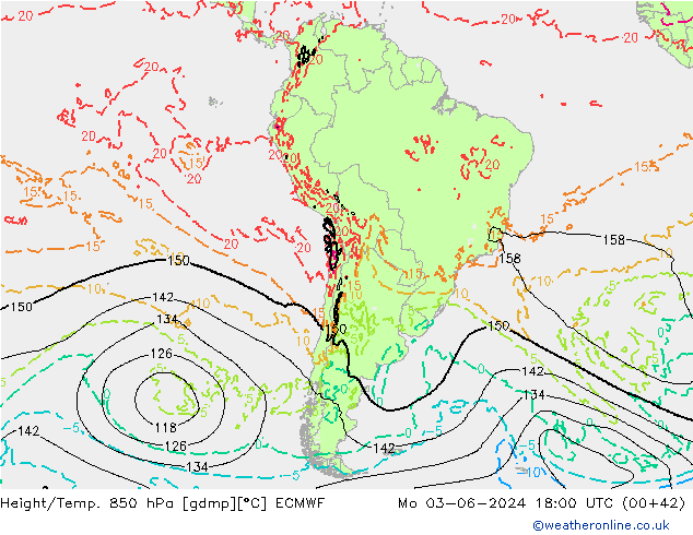 Z500/Regen(+SLP)/Z850 ECMWF ma 03.06.2024 18 UTC