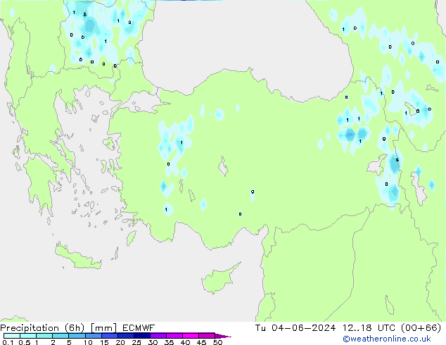 Z500/Rain (+SLP)/Z850 ECMWF Tu 04.06.2024 18 UTC