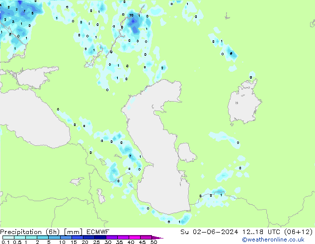 Z500/Regen(+SLP)/Z850 ECMWF zo 02.06.2024 18 UTC