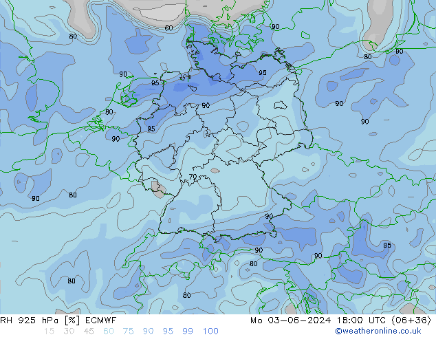 RH 925 hPa ECMWF Mo 03.06.2024 18 UTC