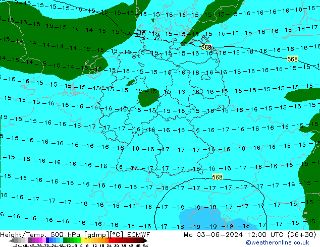 Z500/Rain (+SLP)/Z850 ECMWF Seg 03.06.2024 12 UTC