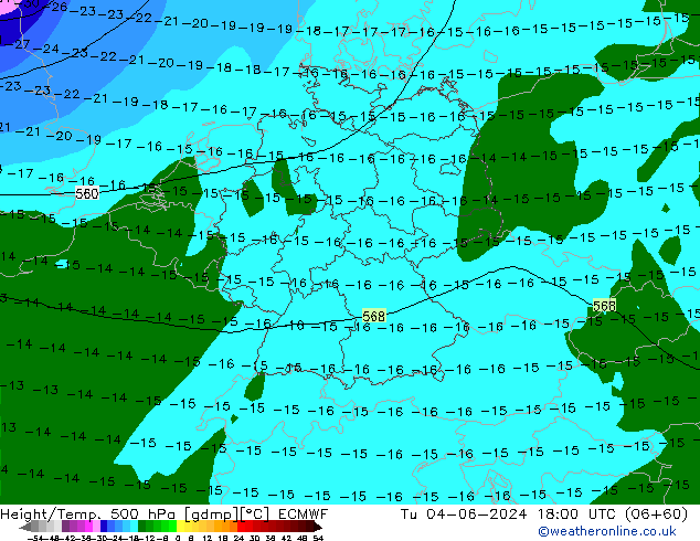 Z500/Rain (+SLP)/Z850 ECMWF Ter 04.06.2024 18 UTC