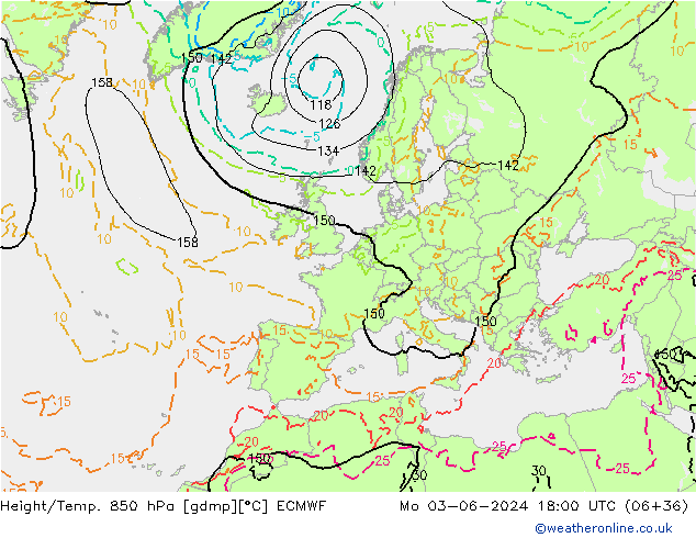 Z500/Rain (+SLP)/Z850 ECMWF  03.06.2024 18 UTC