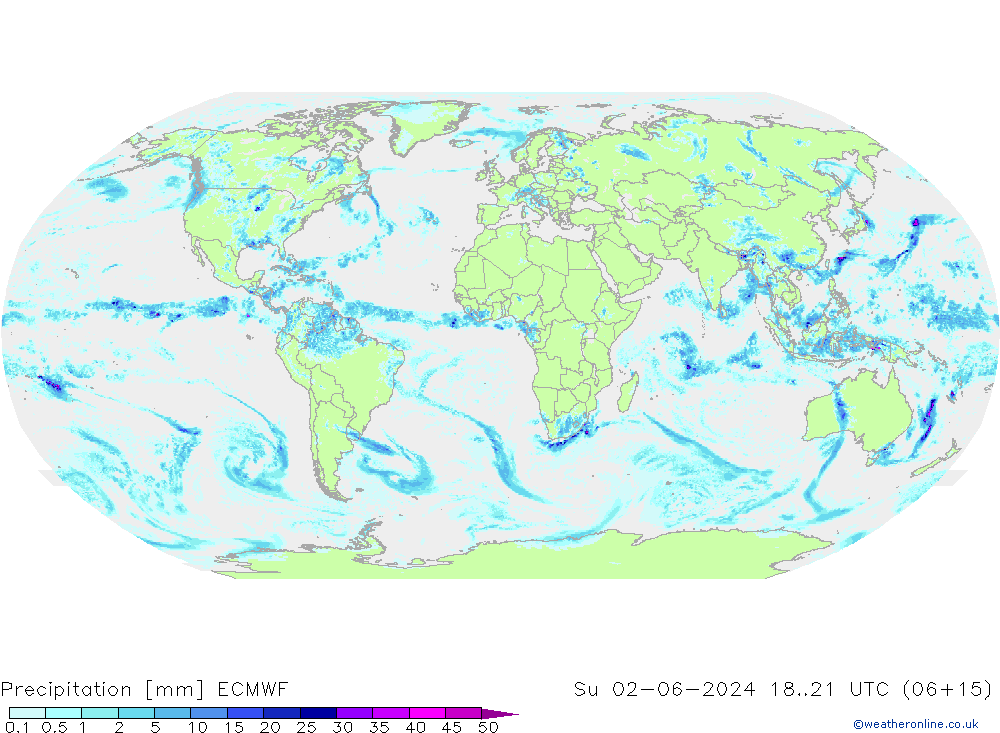 Precipitación ECMWF dom 02.06.2024 21 UTC