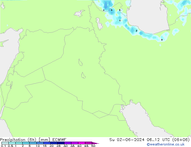 Z500/Rain (+SLP)/Z850 ECMWF Su 02.06.2024 12 UTC